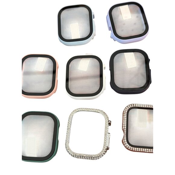 Assorted Apple Watch Cases Bands Compatible 40mm/44mm/45mm Rhinestone Plain main image 5